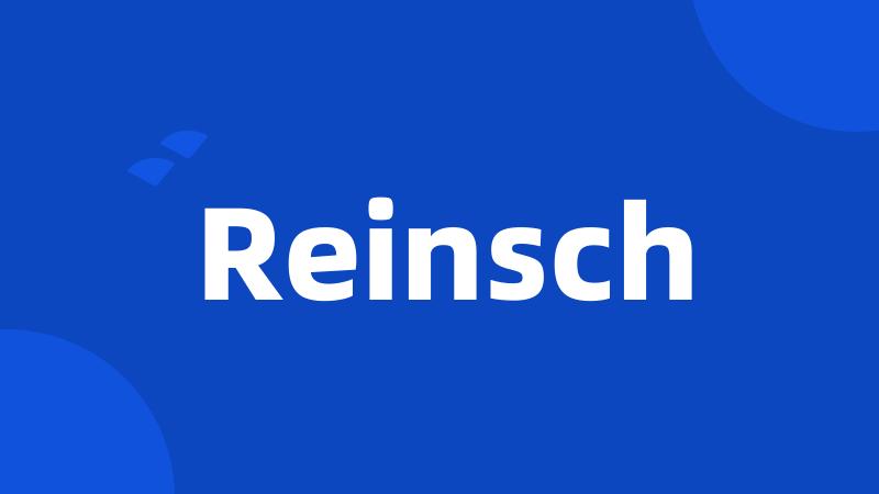 Reinsch