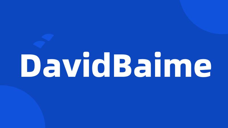 DavidBaime