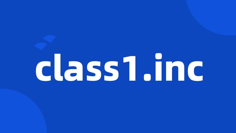 class1.inc