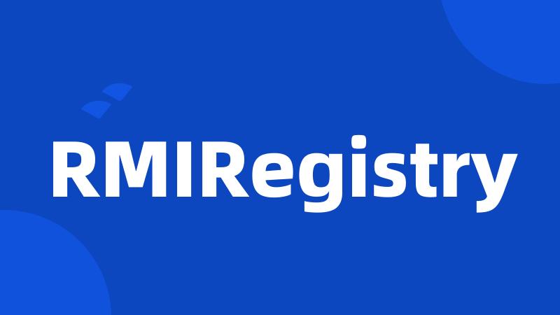 RMIRegistry