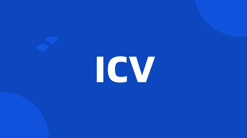 ICV