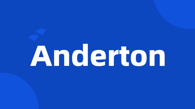 Anderton