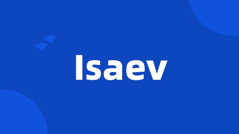 Isaev