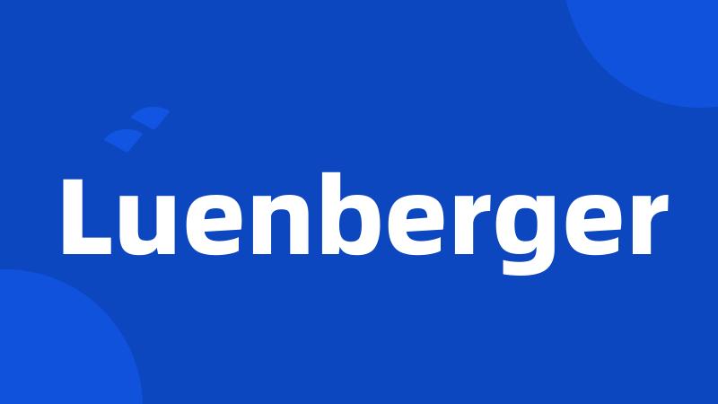 Luenberger