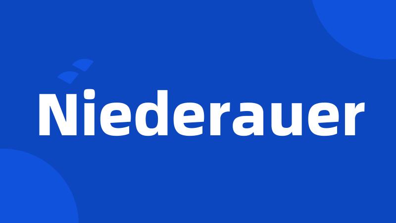 Niederauer