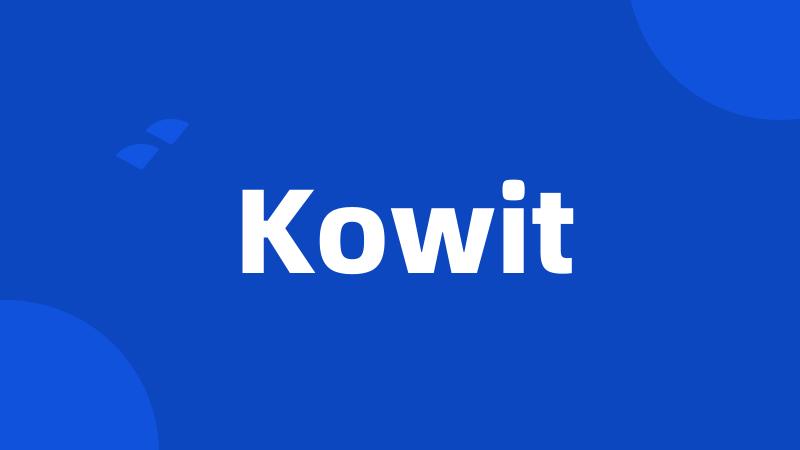 Kowit