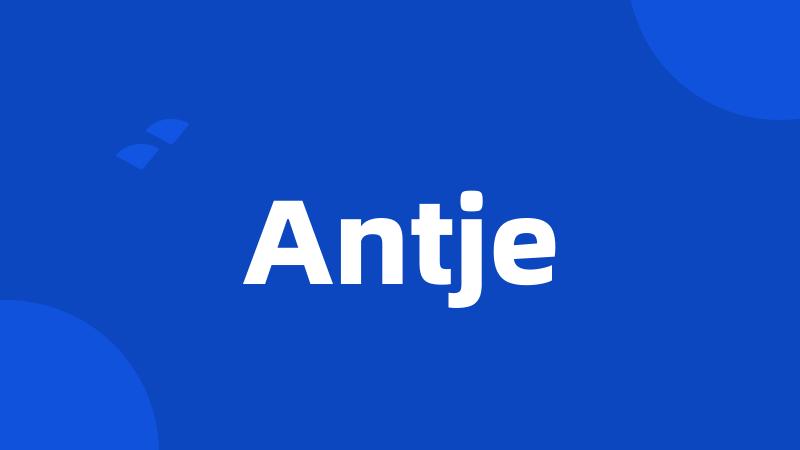 Antje