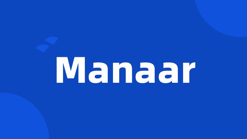 Manaar