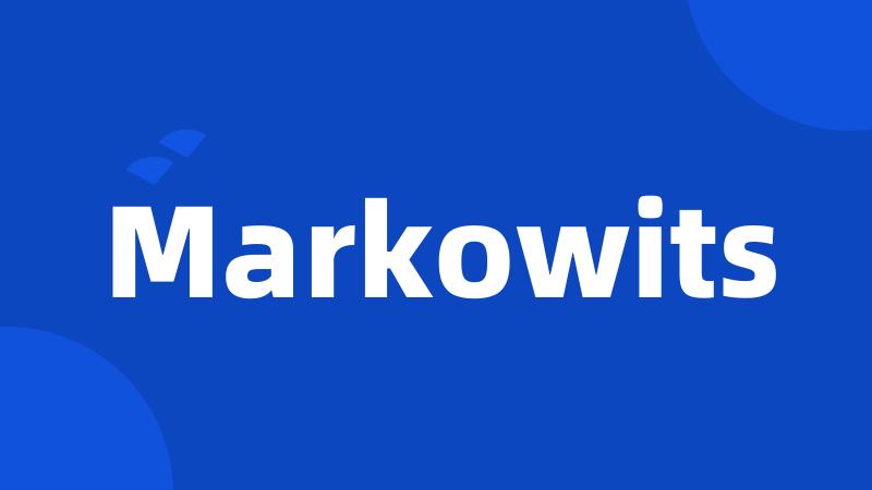 Markowits