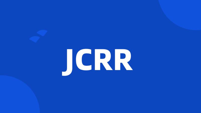 JCRR