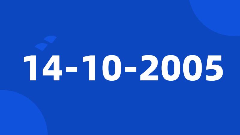 14-10-2005