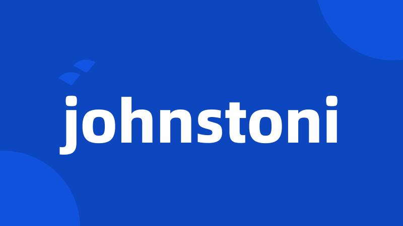 johnstoni