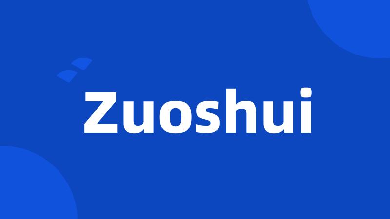 Zuoshui