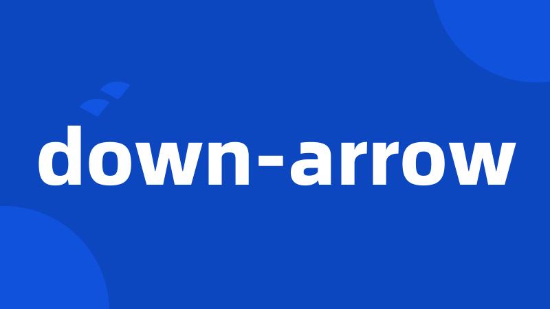 down-arrow