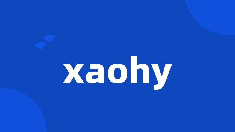 xaohy