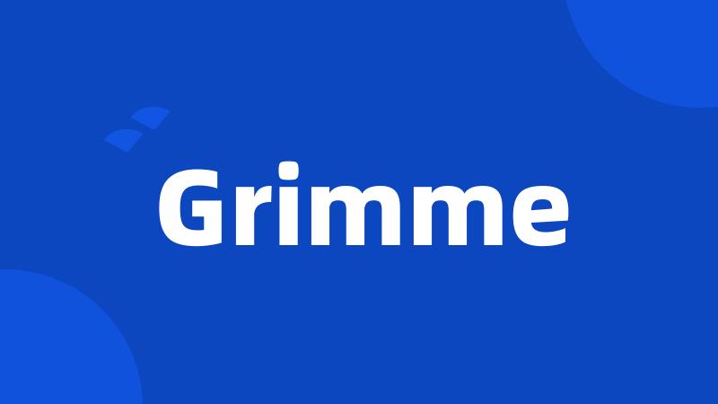 Grimme