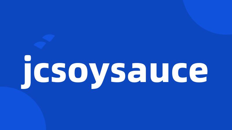 jcsoysauce