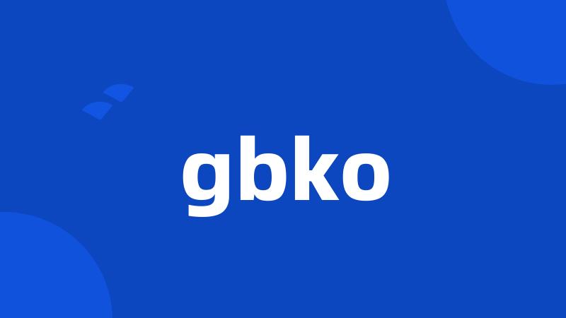 gbko