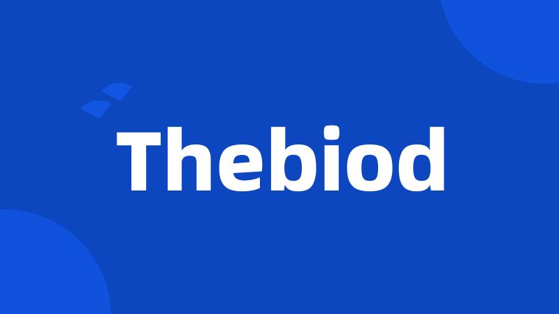 Thebiod