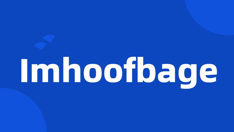 Imhoofbage