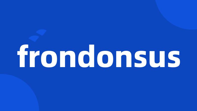 frondonsus