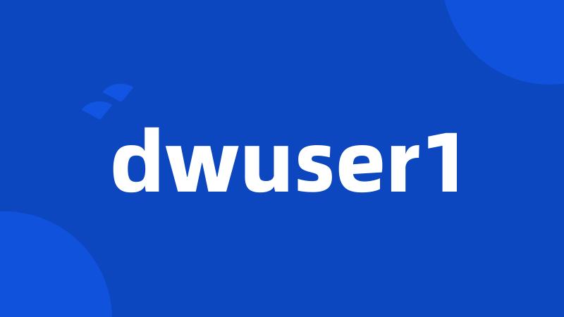 dwuser1