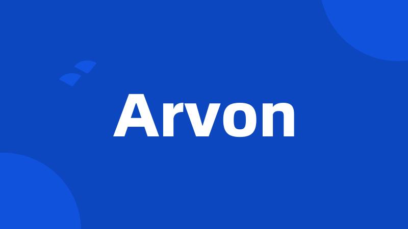 Arvon