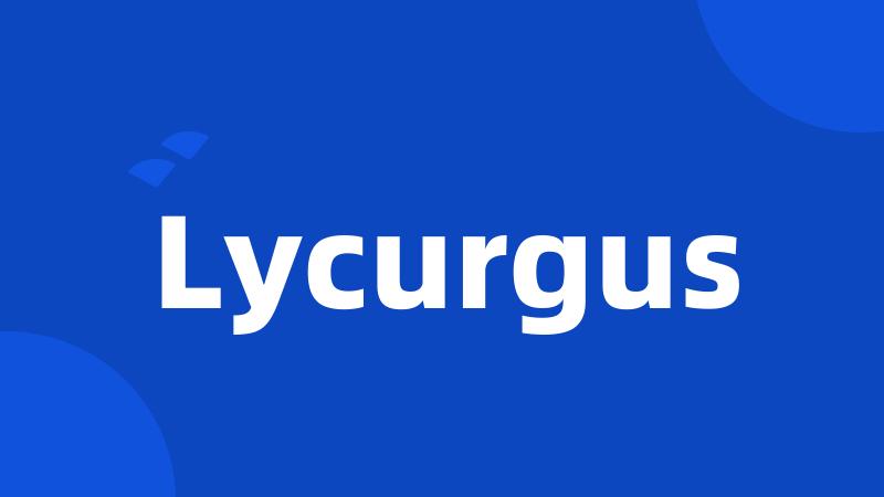 Lycurgus