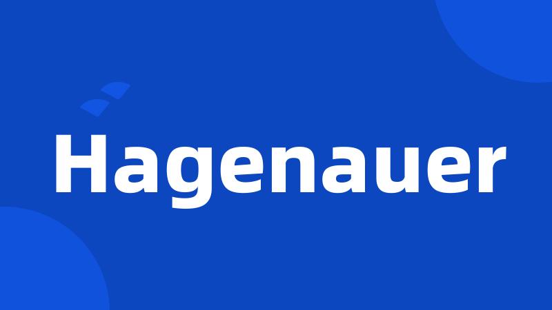 Hagenauer