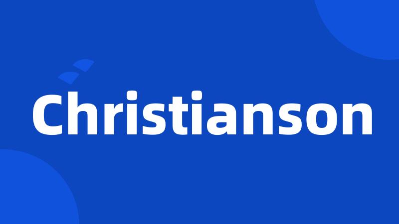 Christianson