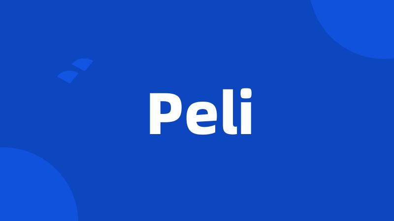 Peli