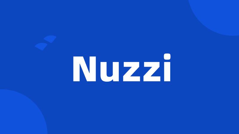 Nuzzi