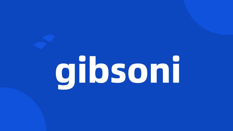 gibsoni