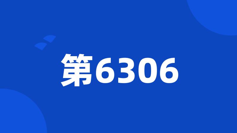 第6306