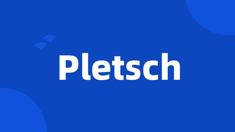 Pletsch