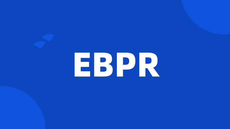 EBPR