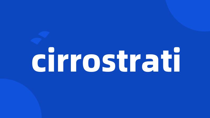 cirrostrati