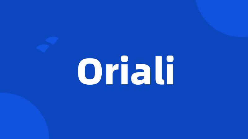 Oriali