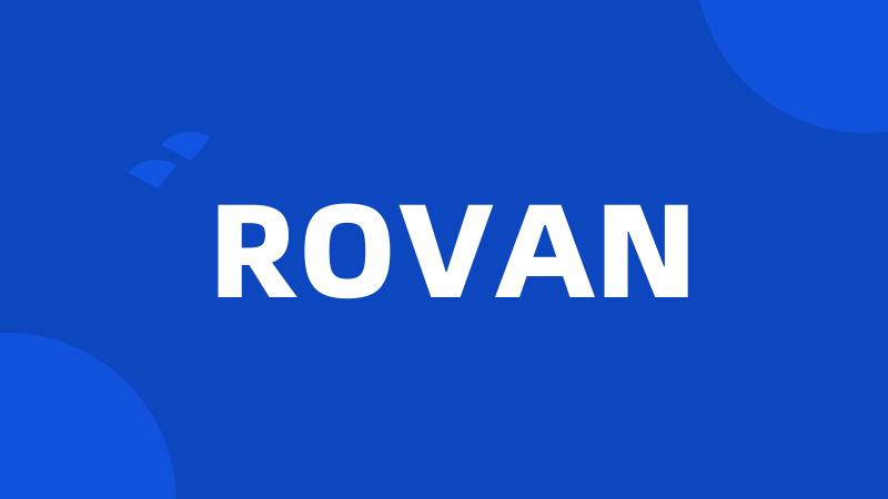 ROVAN