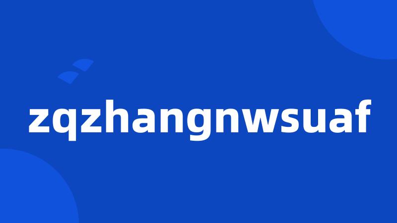 zqzhangnwsuaf