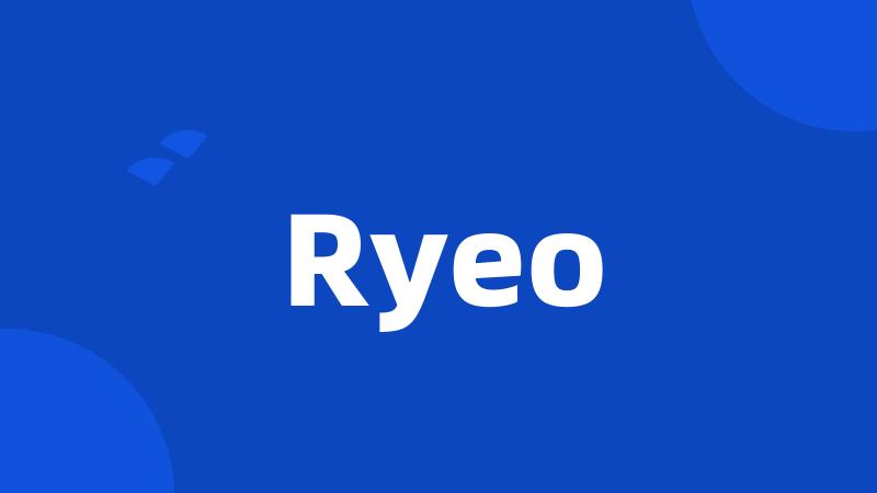 Ryeo