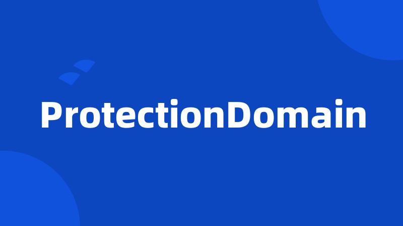 ProtectionDomain