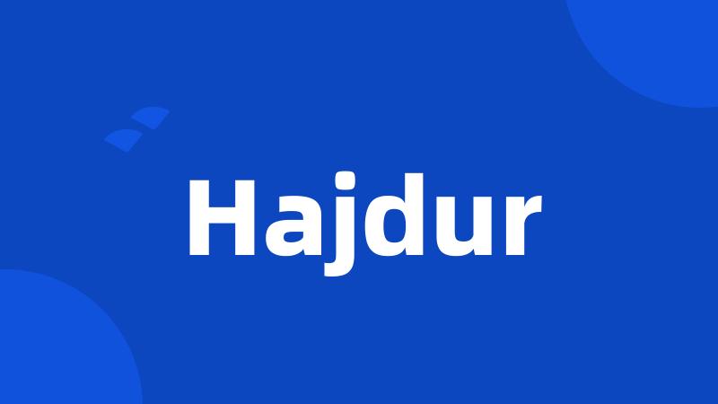 Hajdur