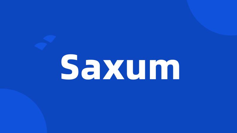 Saxum