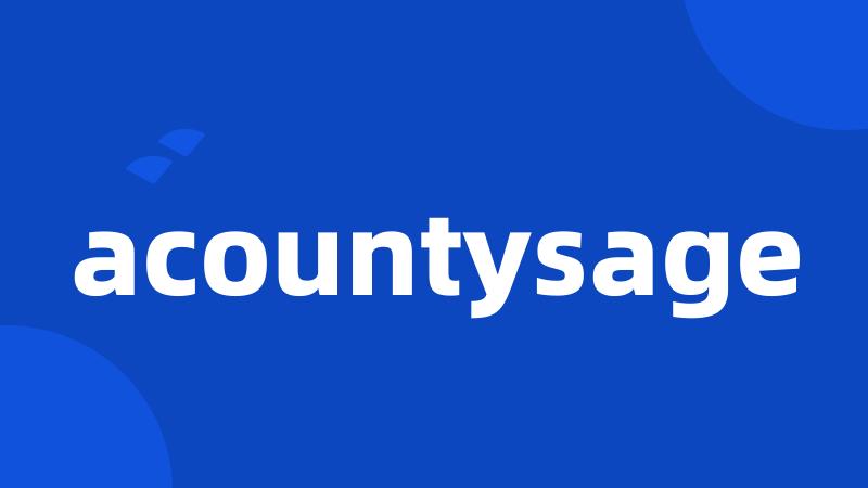 acountysage