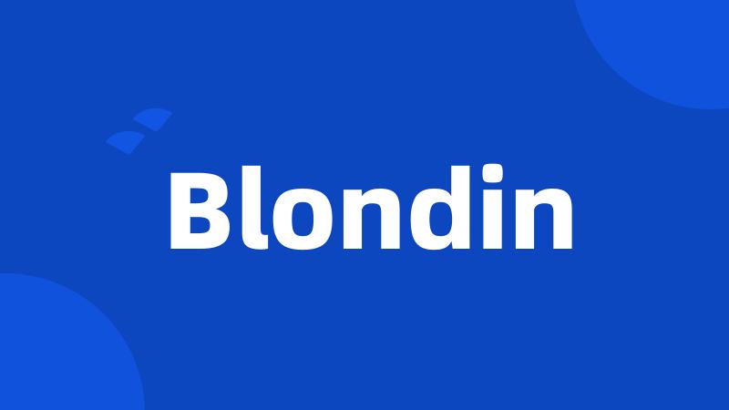 Blondin