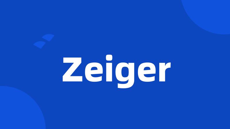 Zeiger