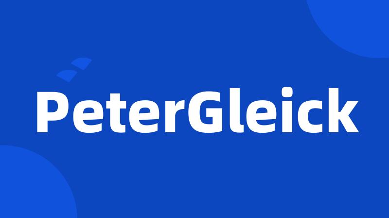 PeterGleick