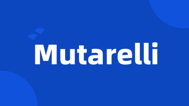 Mutarelli