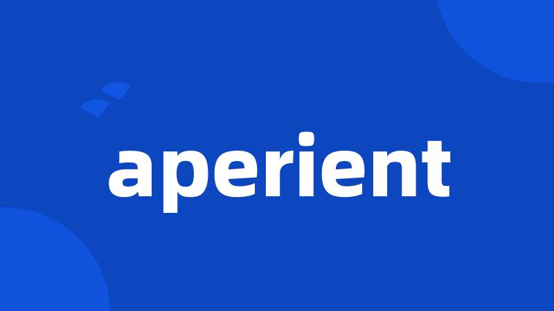 aperient